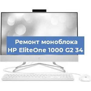 Замена термопасты на моноблоке HP EliteOne 1000 G2 34 в Санкт-Петербурге